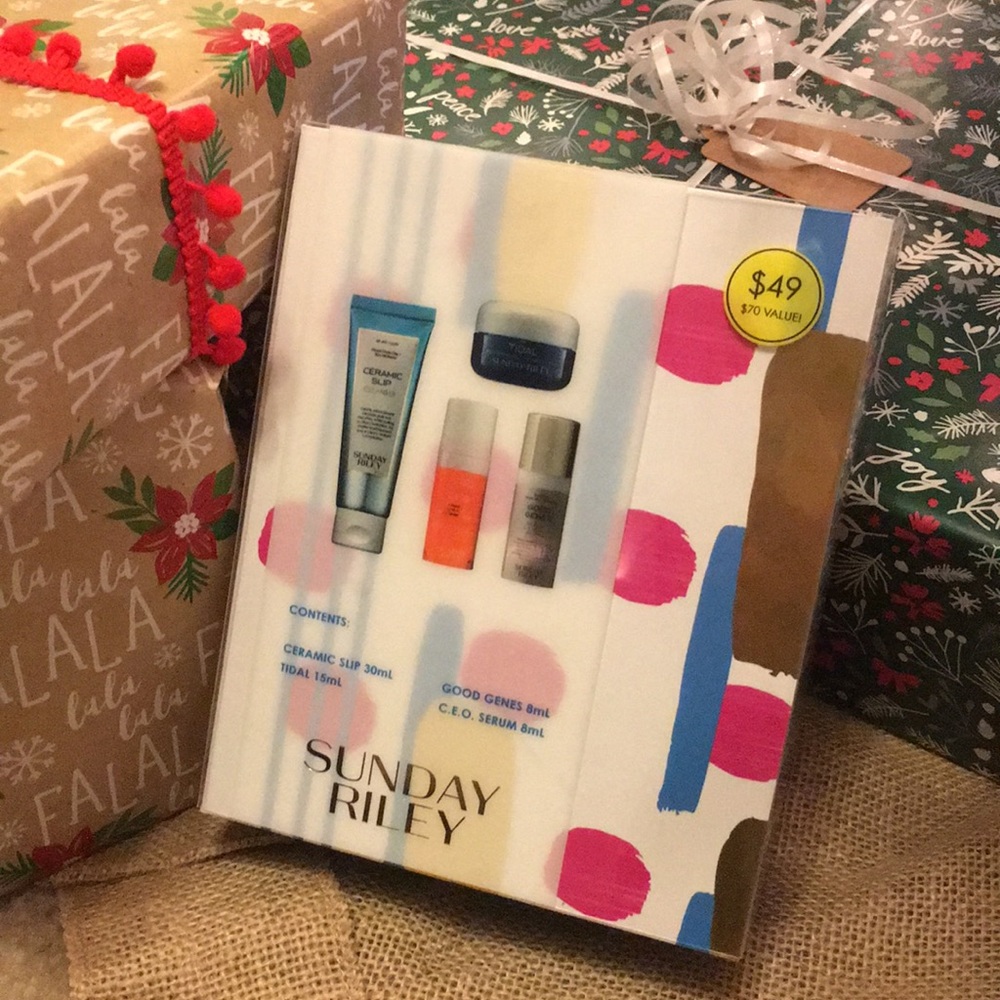 NWT Sunday Riley Face to Face Set (Good Genes)